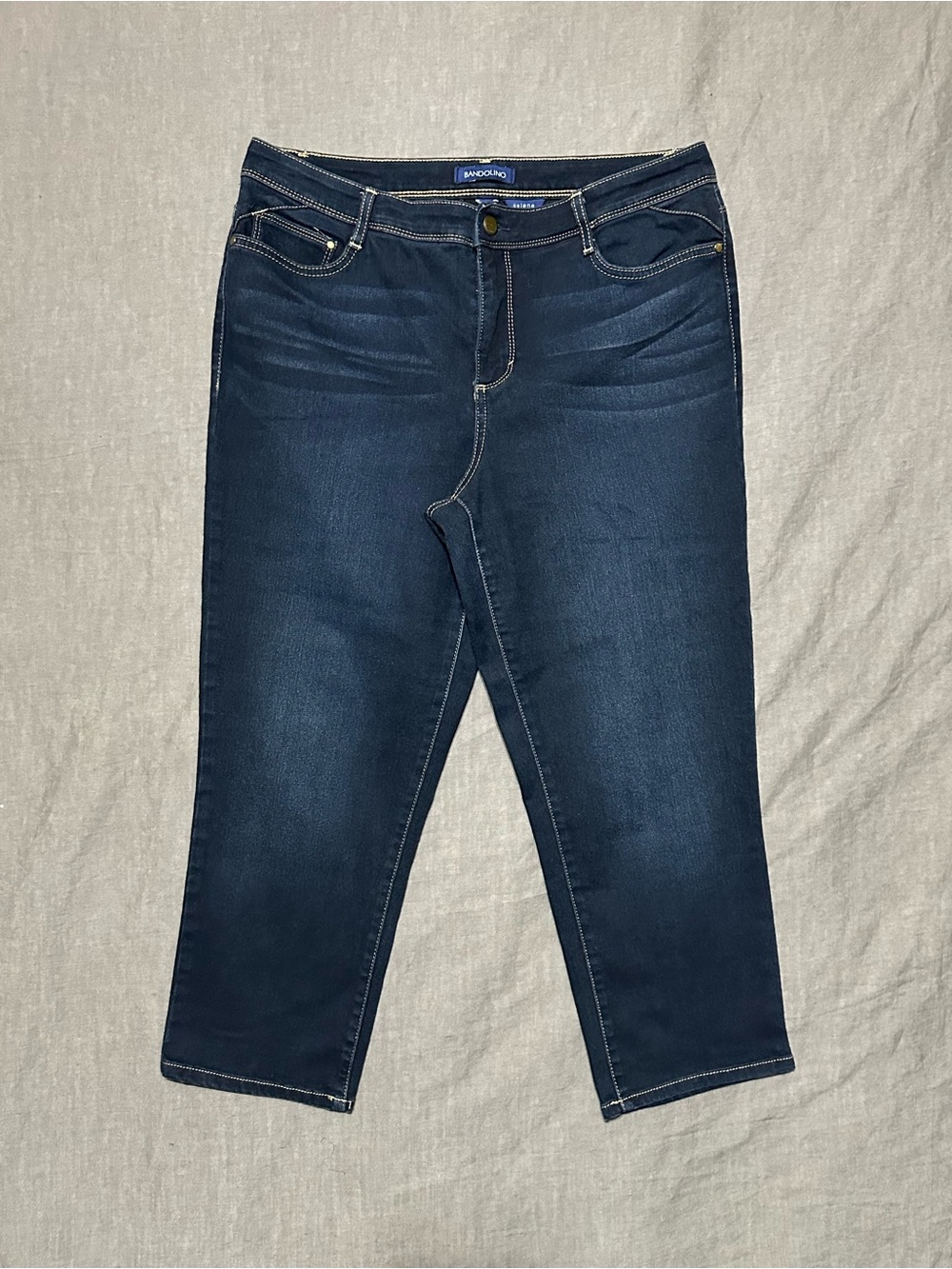 Bandolino Dark Blue Cropped Jeans